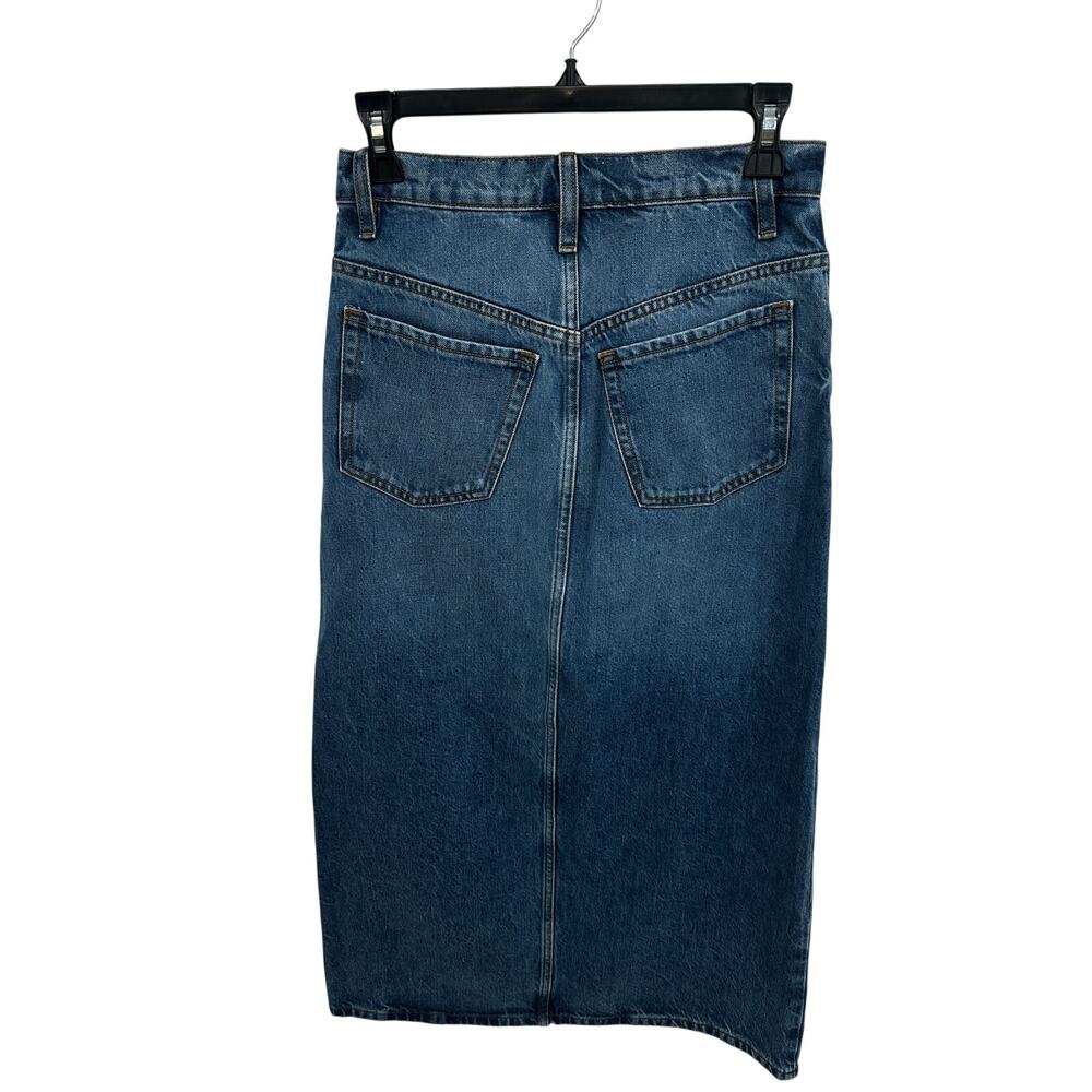 FRAME DENIM NWT The Midaxi Denim Midi Skirt with Angle Seam // 26 - Picture 8 of 10